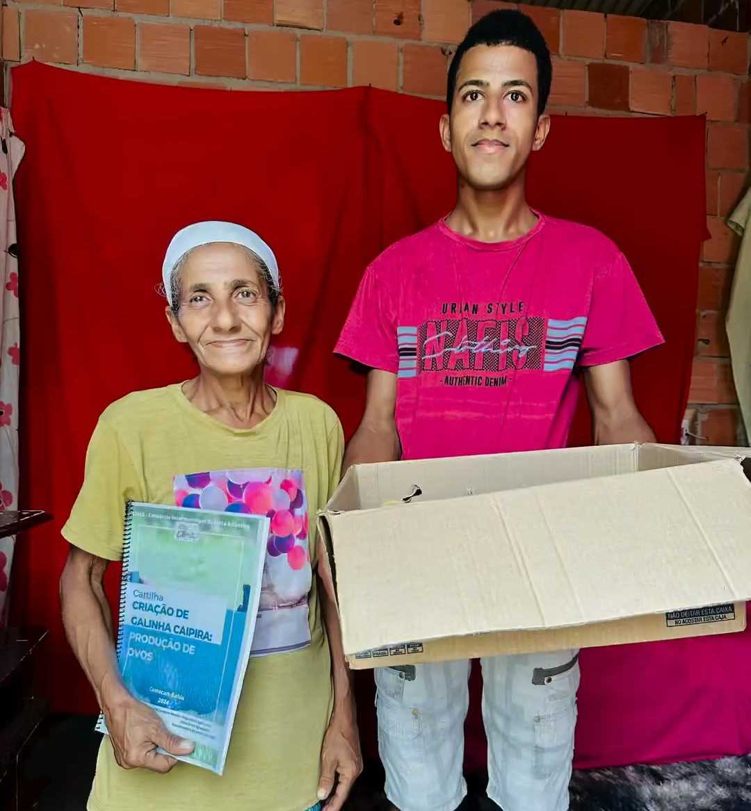 Camacã: Prefeitura distribui cerca de 1.300 pintainhos para produtores do Programa Criação de Galinha Caipira
